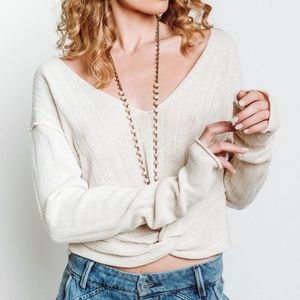 Free People "Got Me Twisted" Sweater